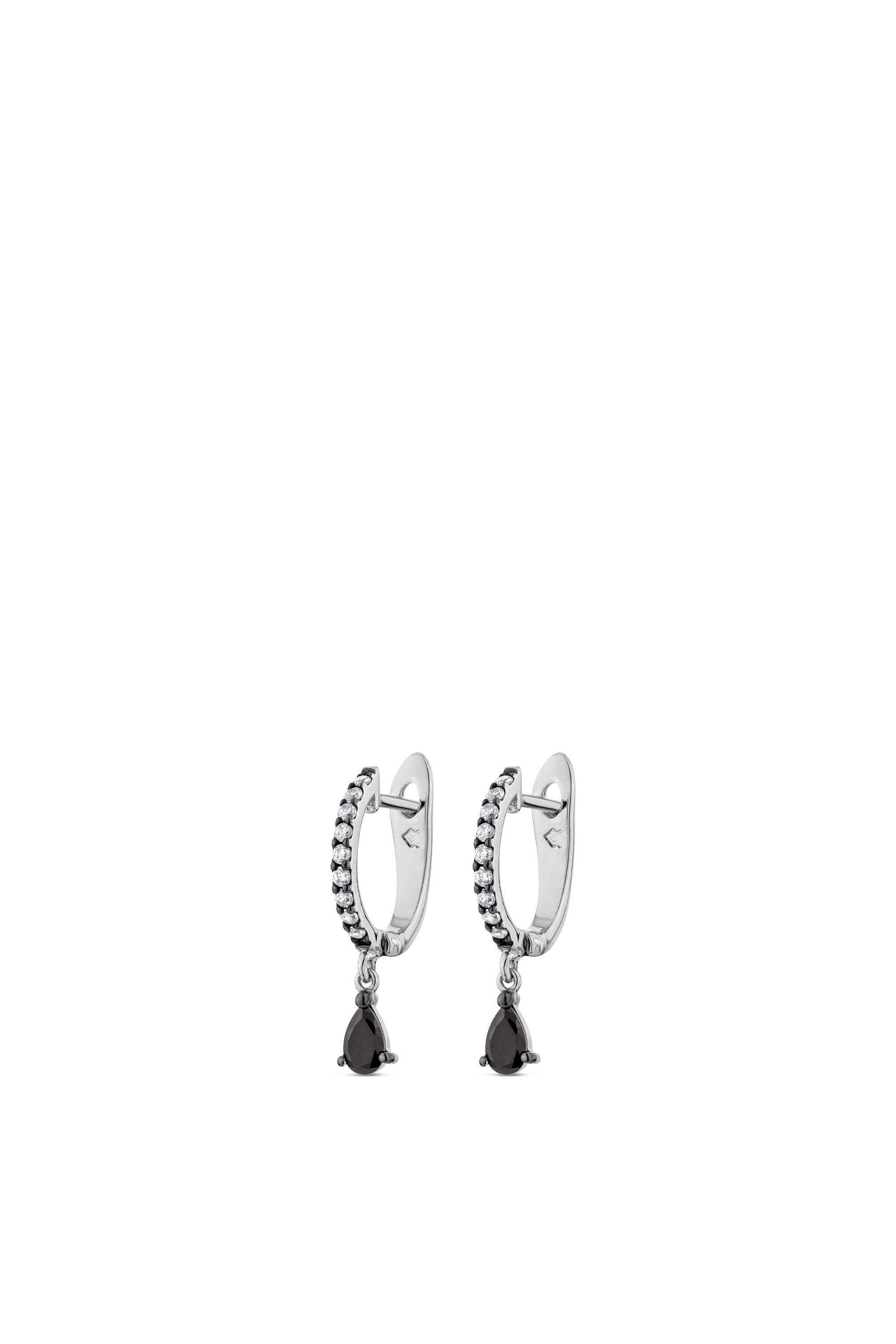 Pure Drop Huggie Earrings