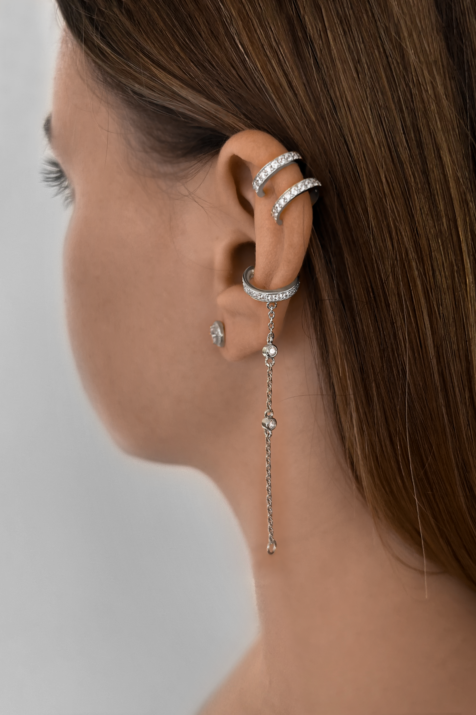 Edge Chain Ear Cuff