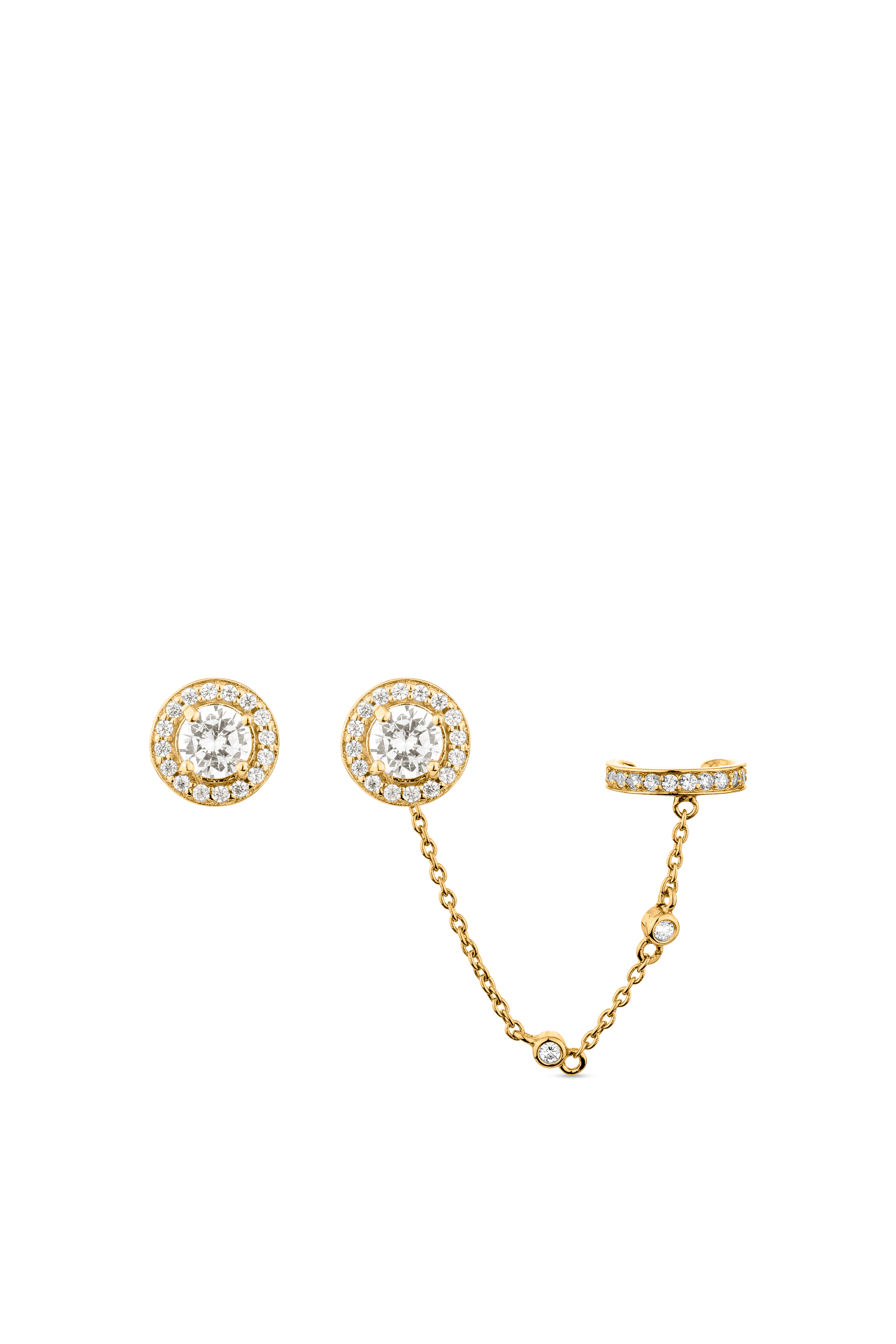 Aliven Stud & Ear Cuff Set