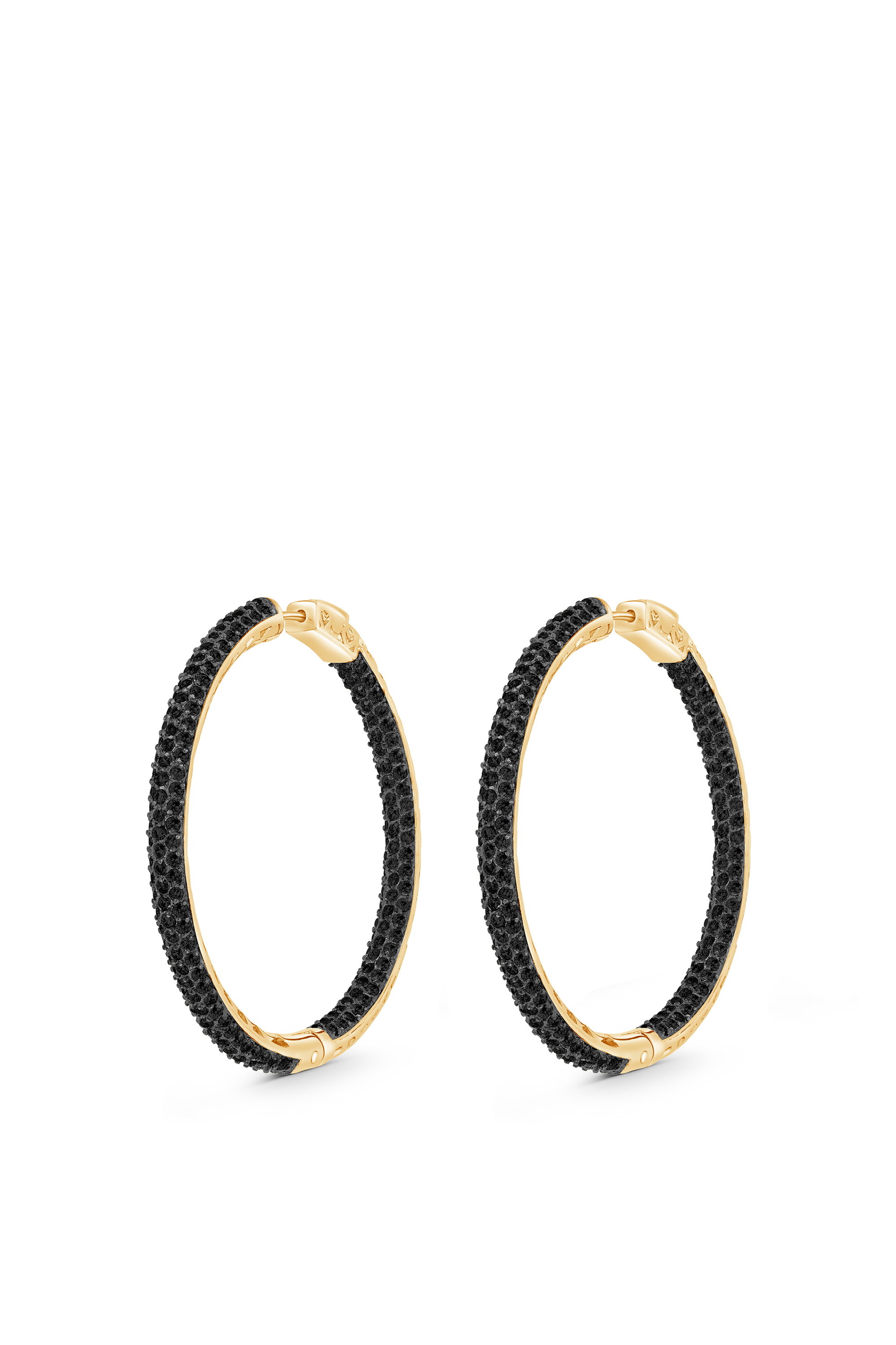 Allure Pave Hoops