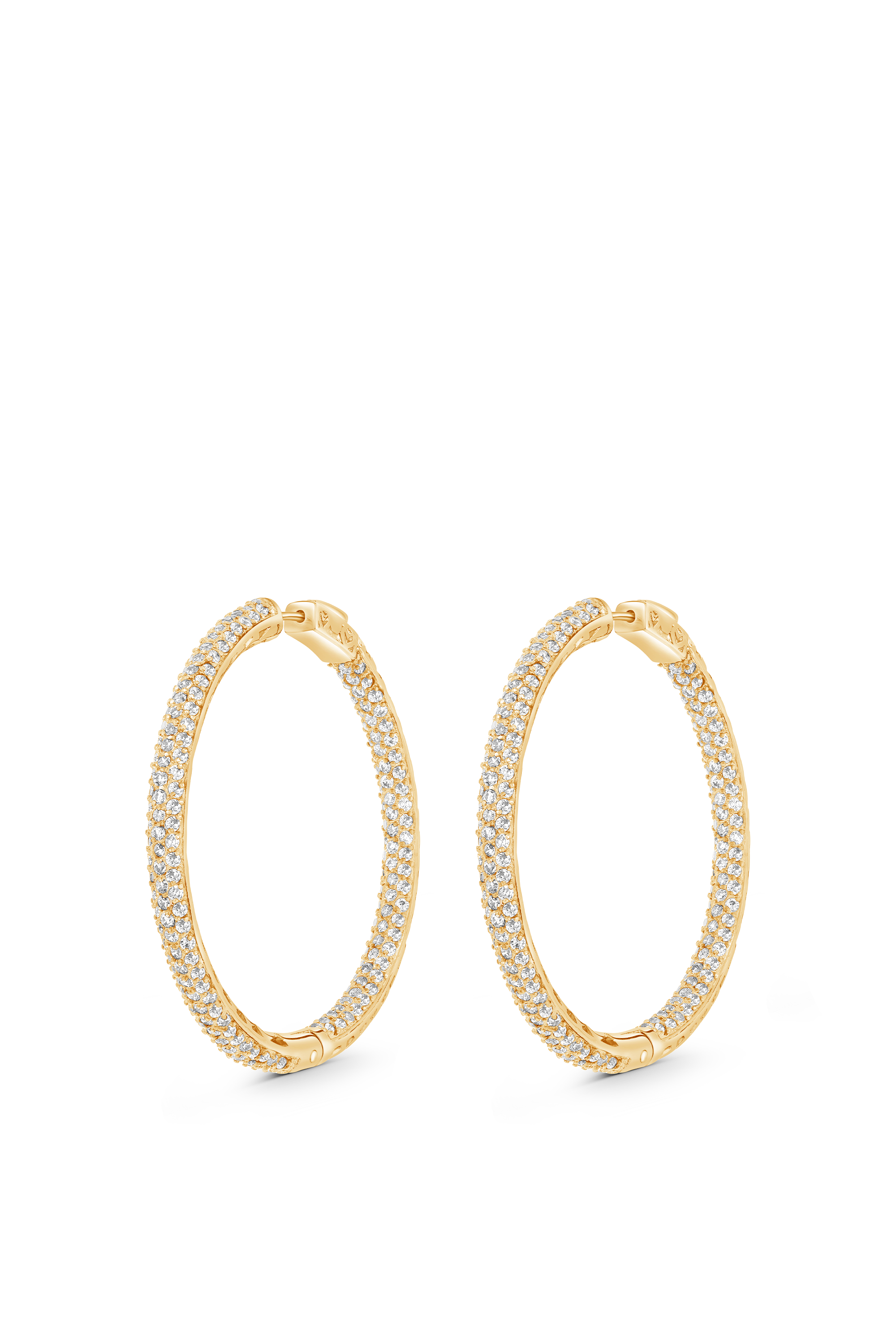 Allure Pave Hoops