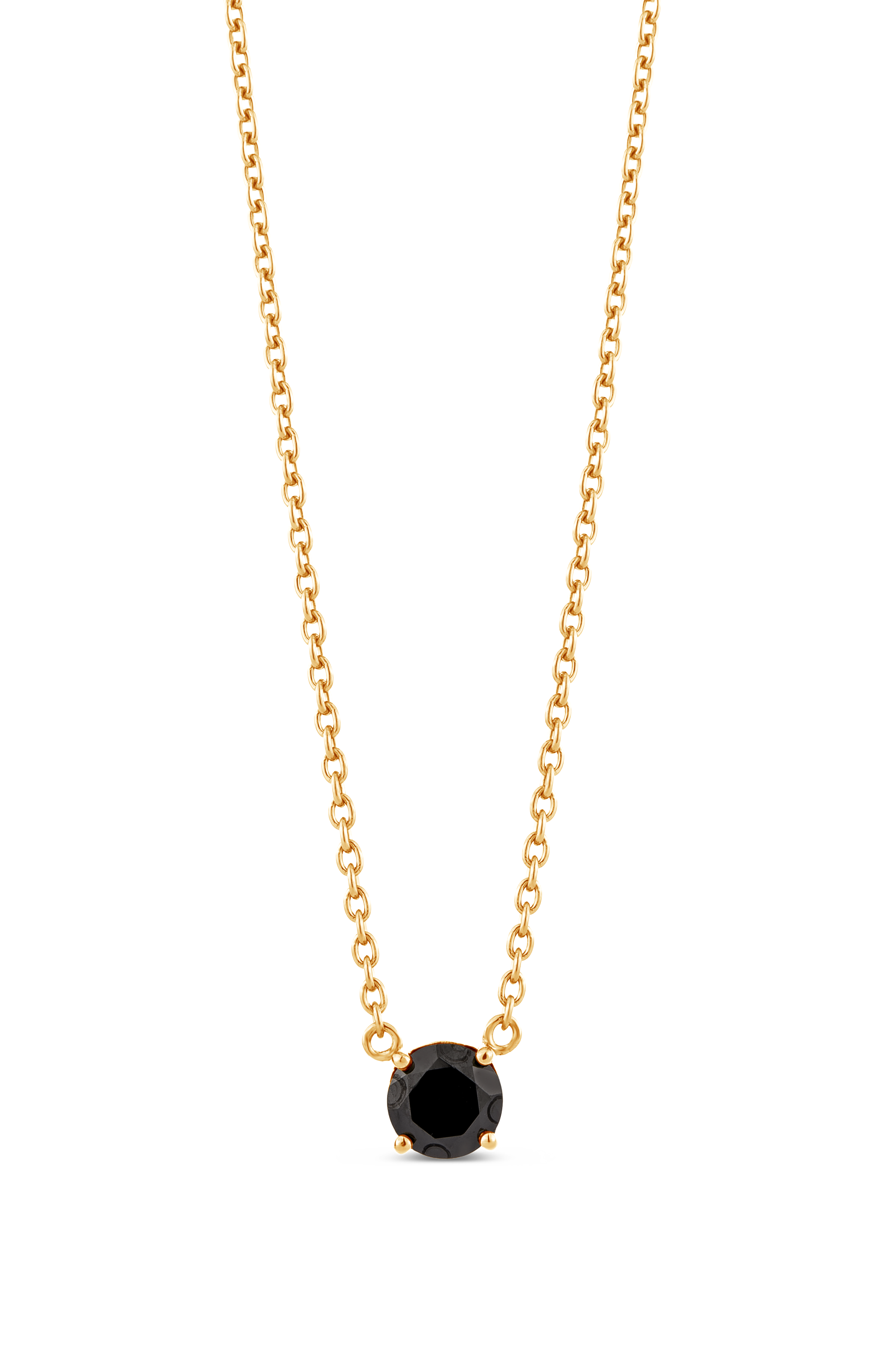 Raw Solitaire Necklace