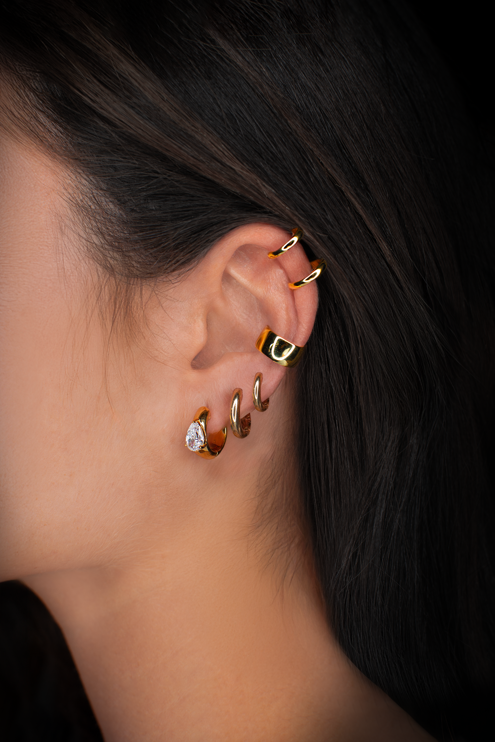 Alchemy Huggie Earrings
