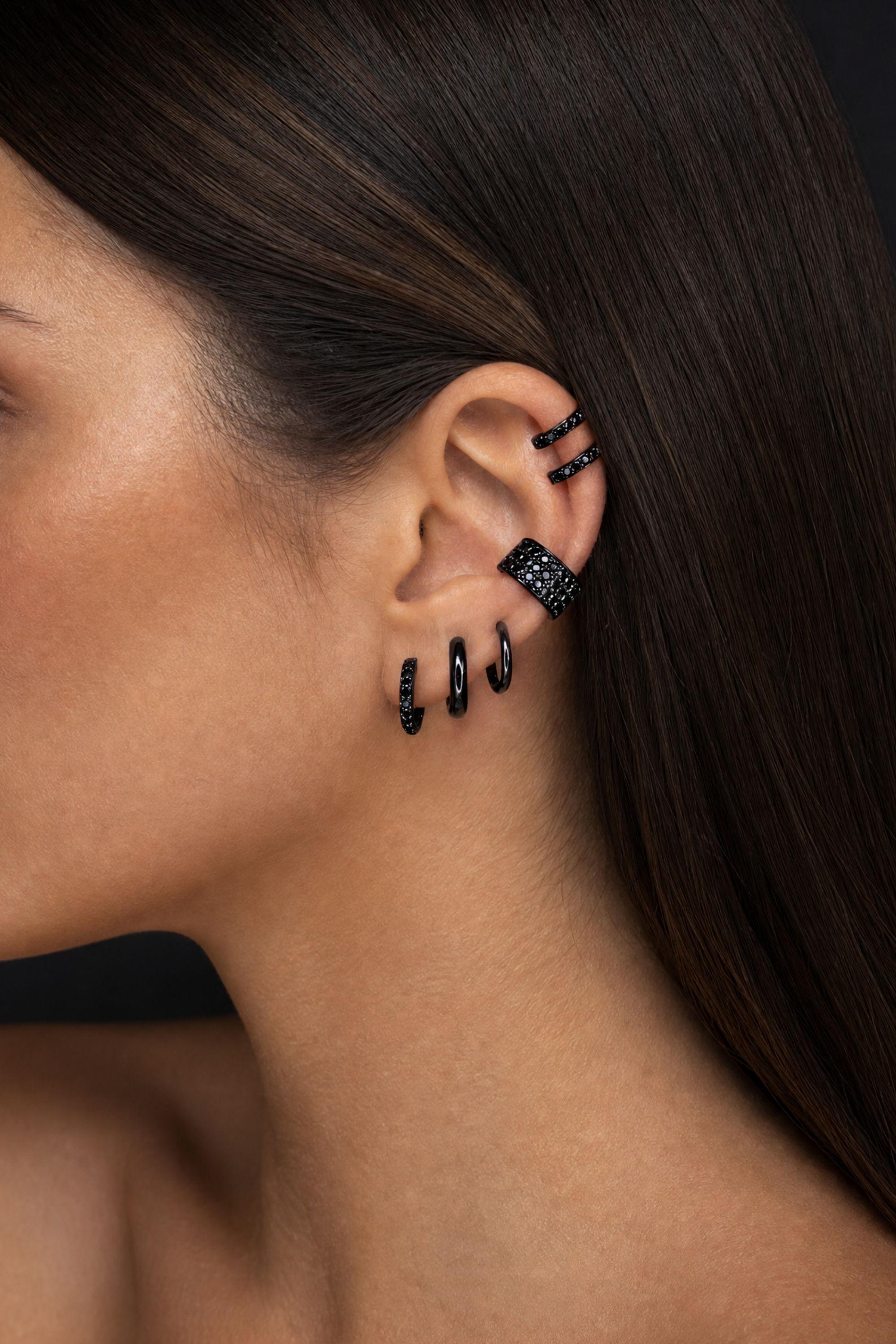 Light Huggie Earrings