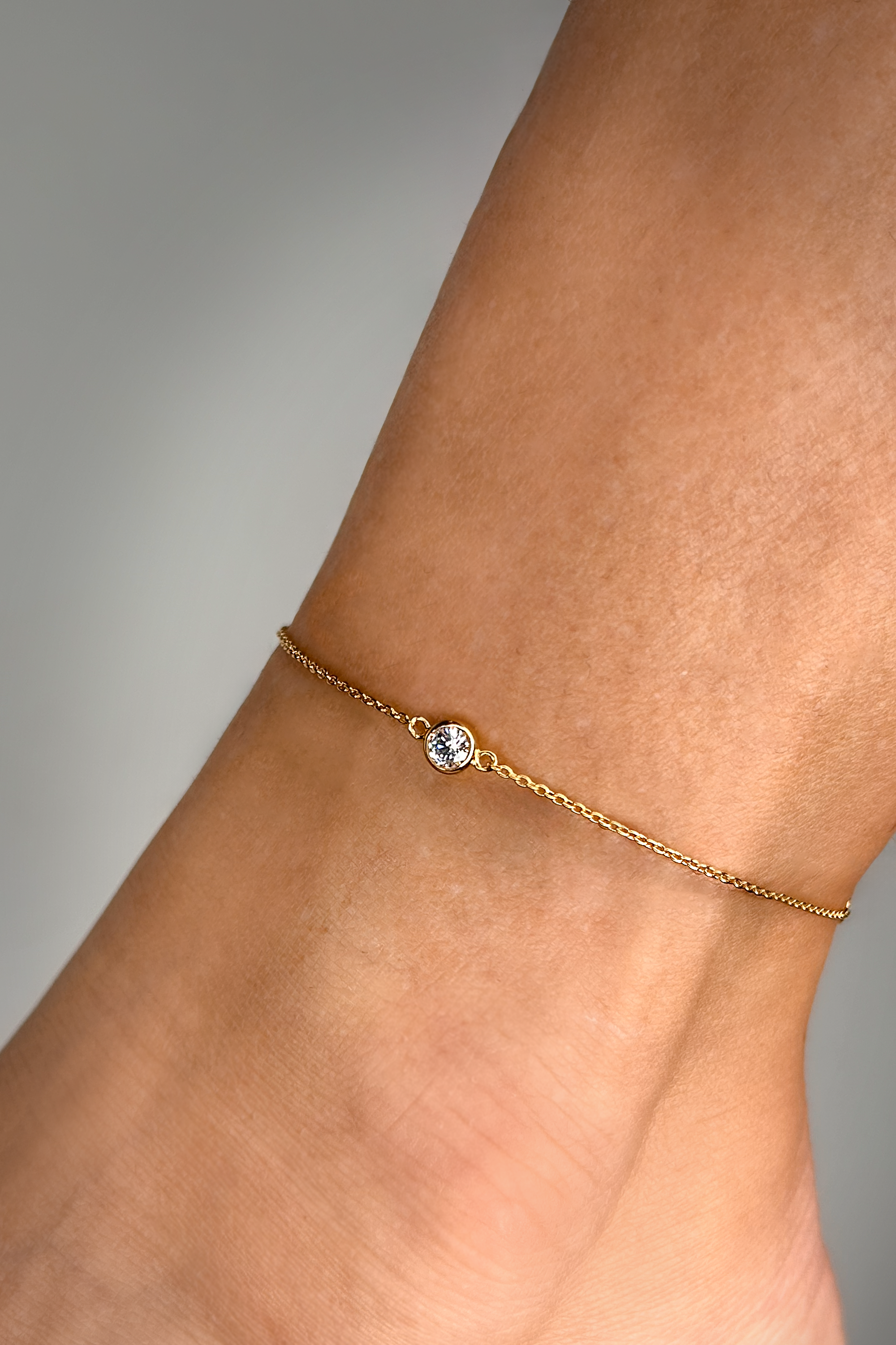 Minx Solitaire Anklet