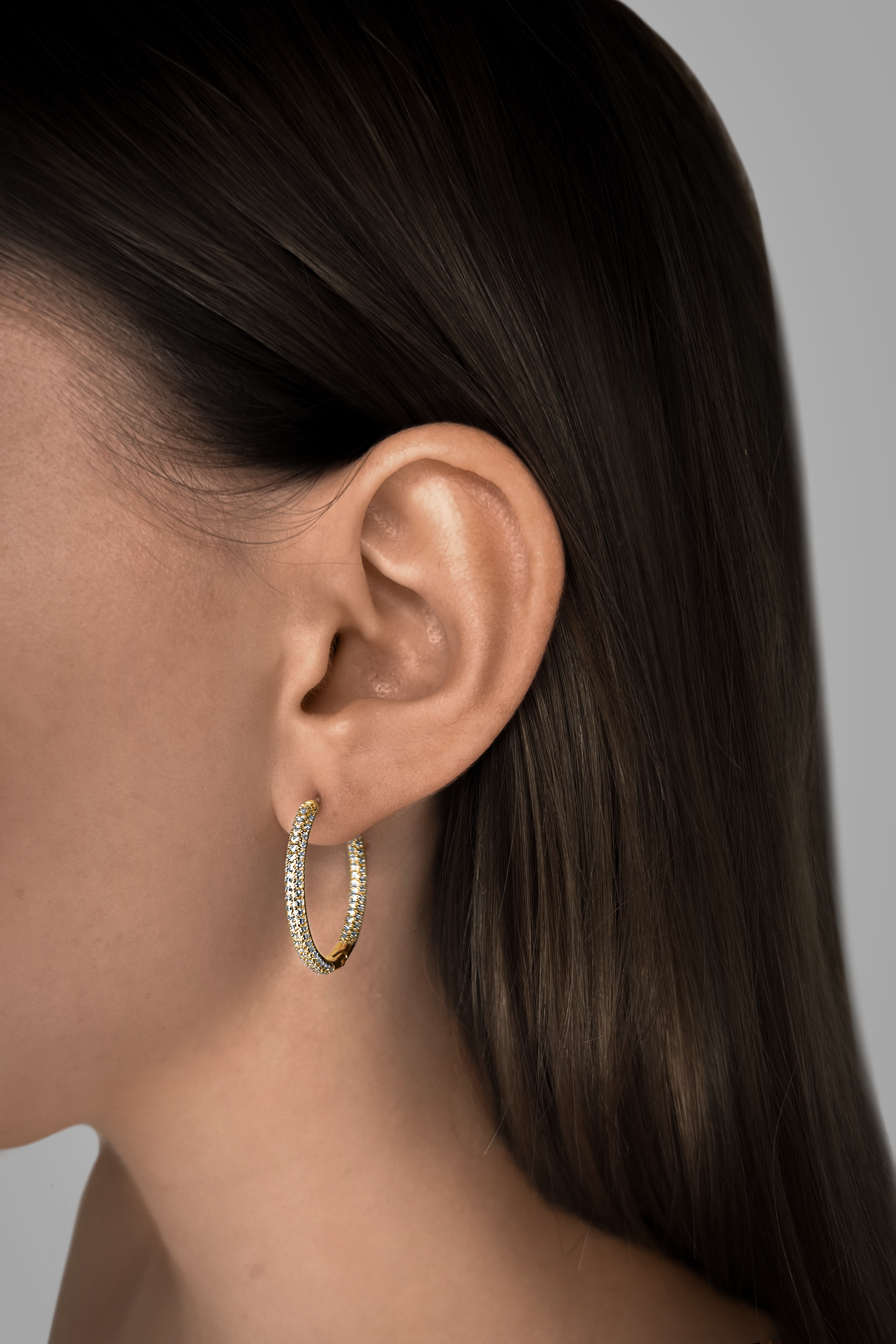 Pursuit Pave Hoops Petite