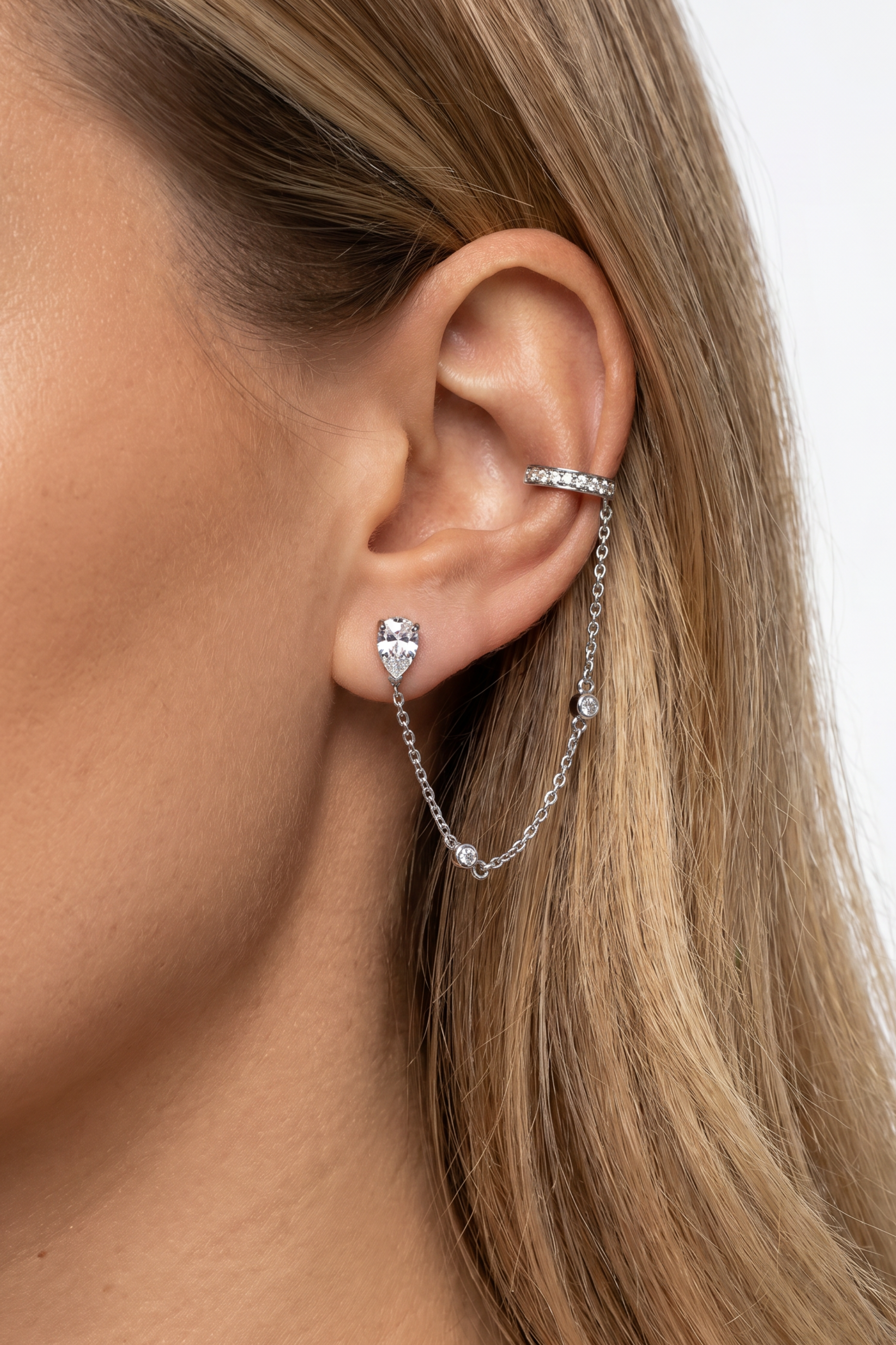 Pure Stud & Ear Cuff Set