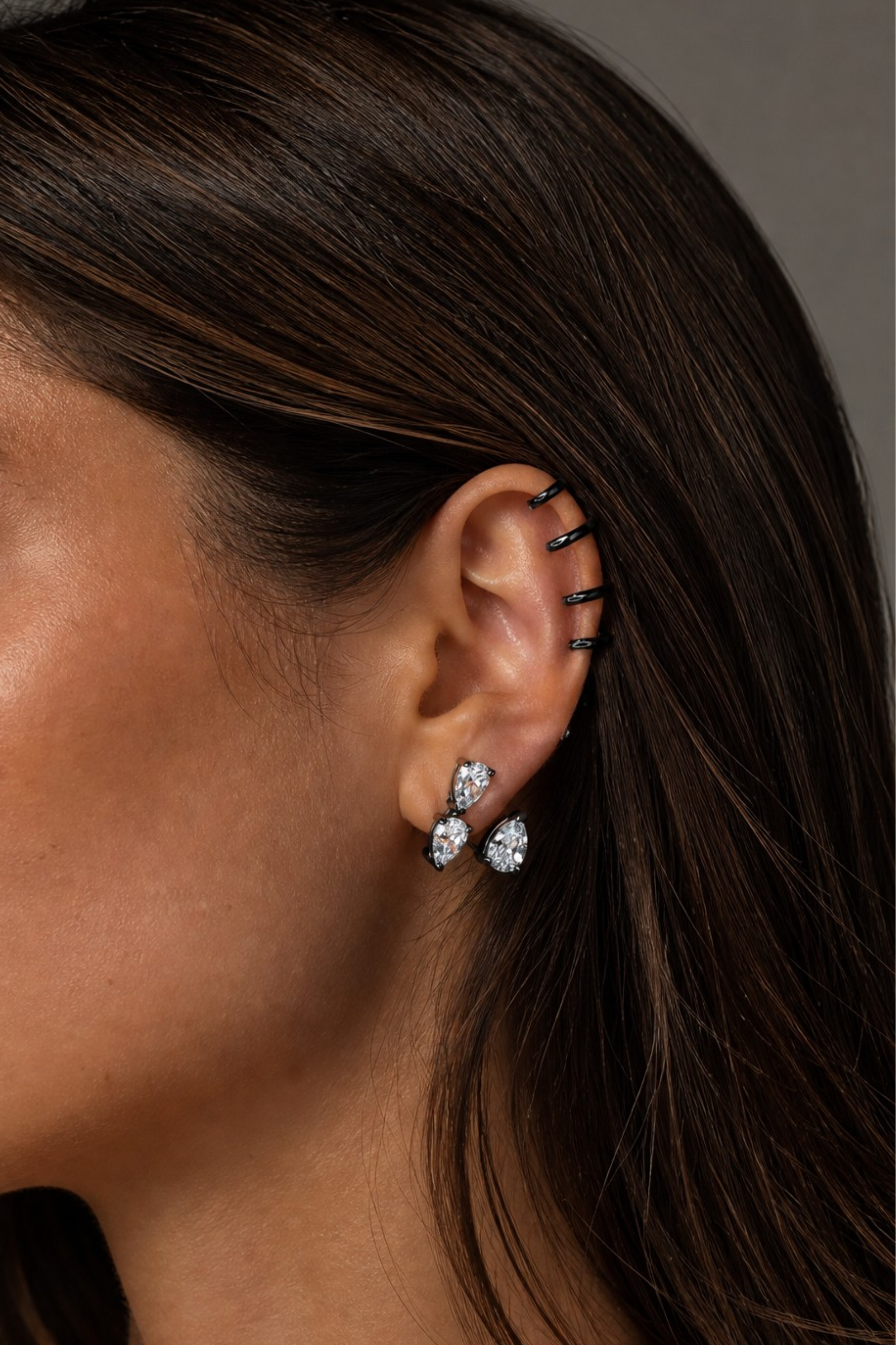 Pure Suspended Stud Earrings