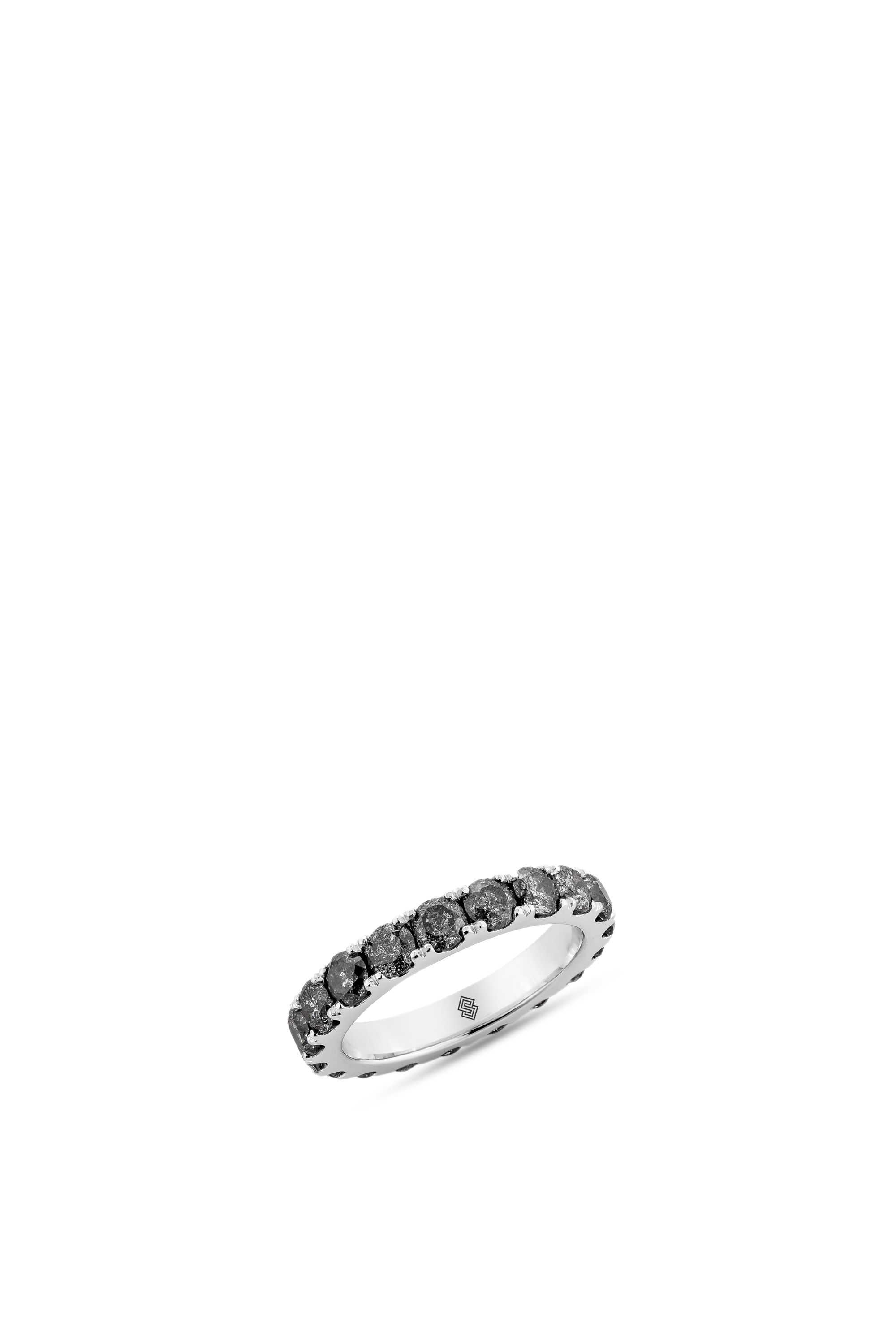 Natural Grey Diamond Ring