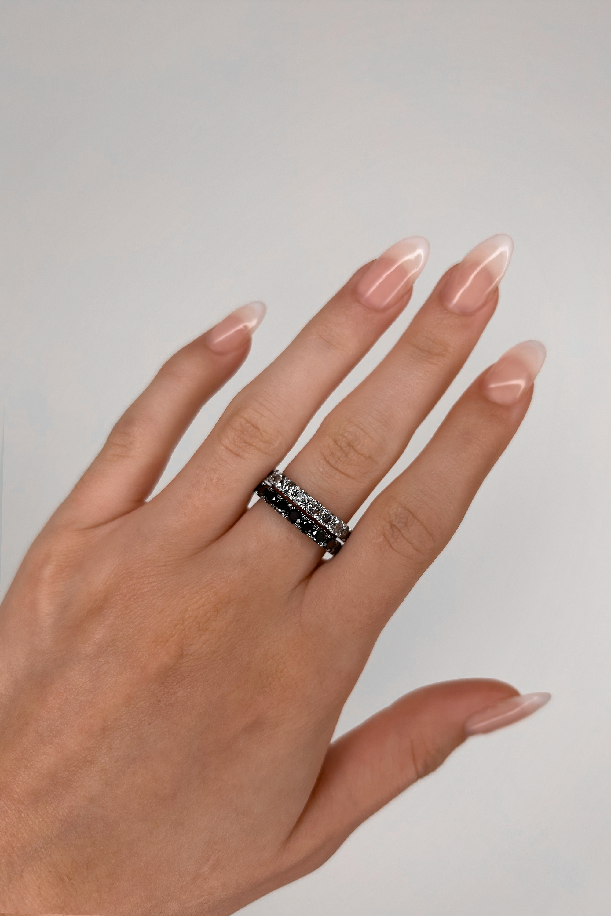 Natural Grey Diamond Ring