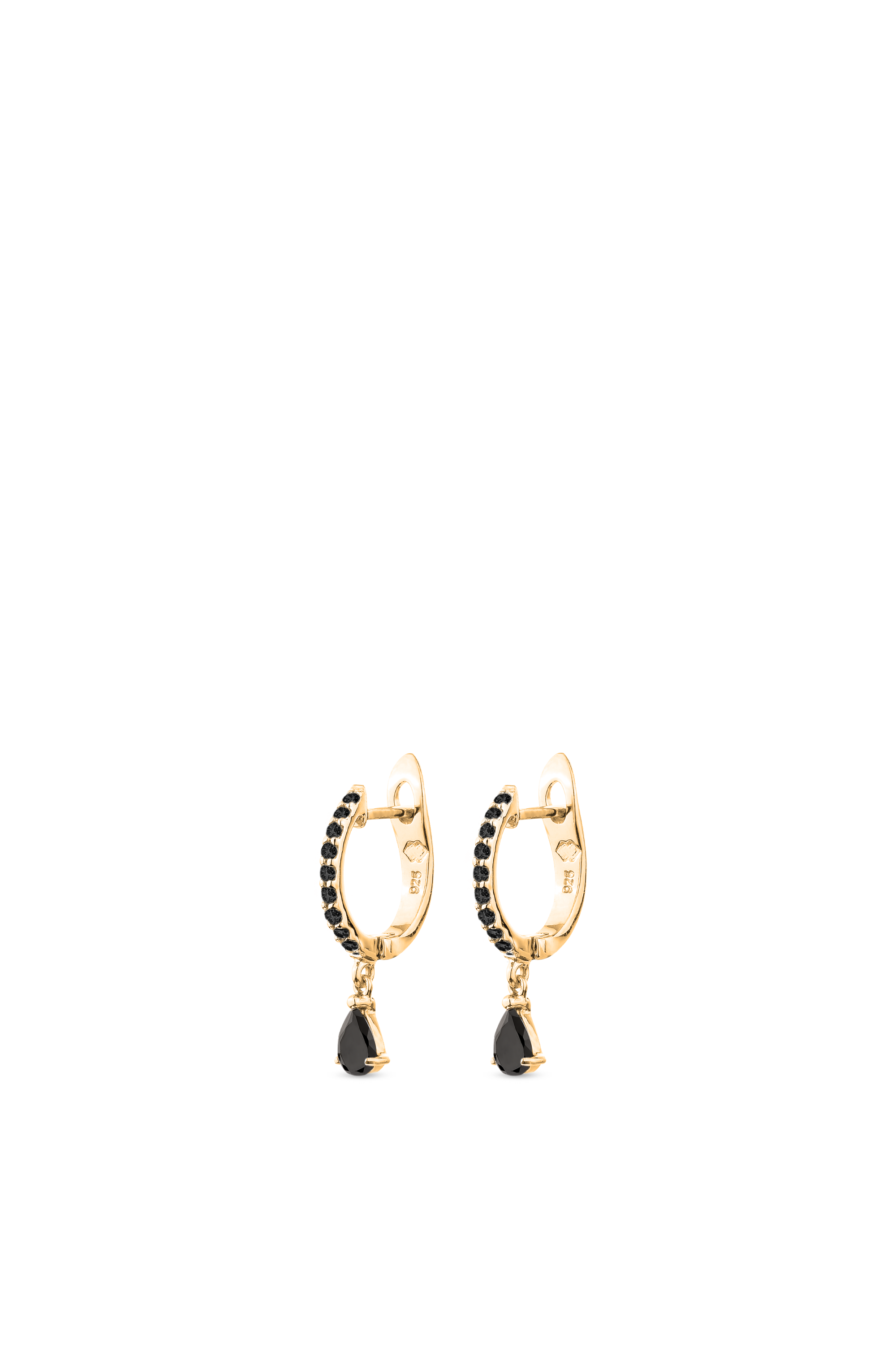 Pure Drop Huggie Earrings