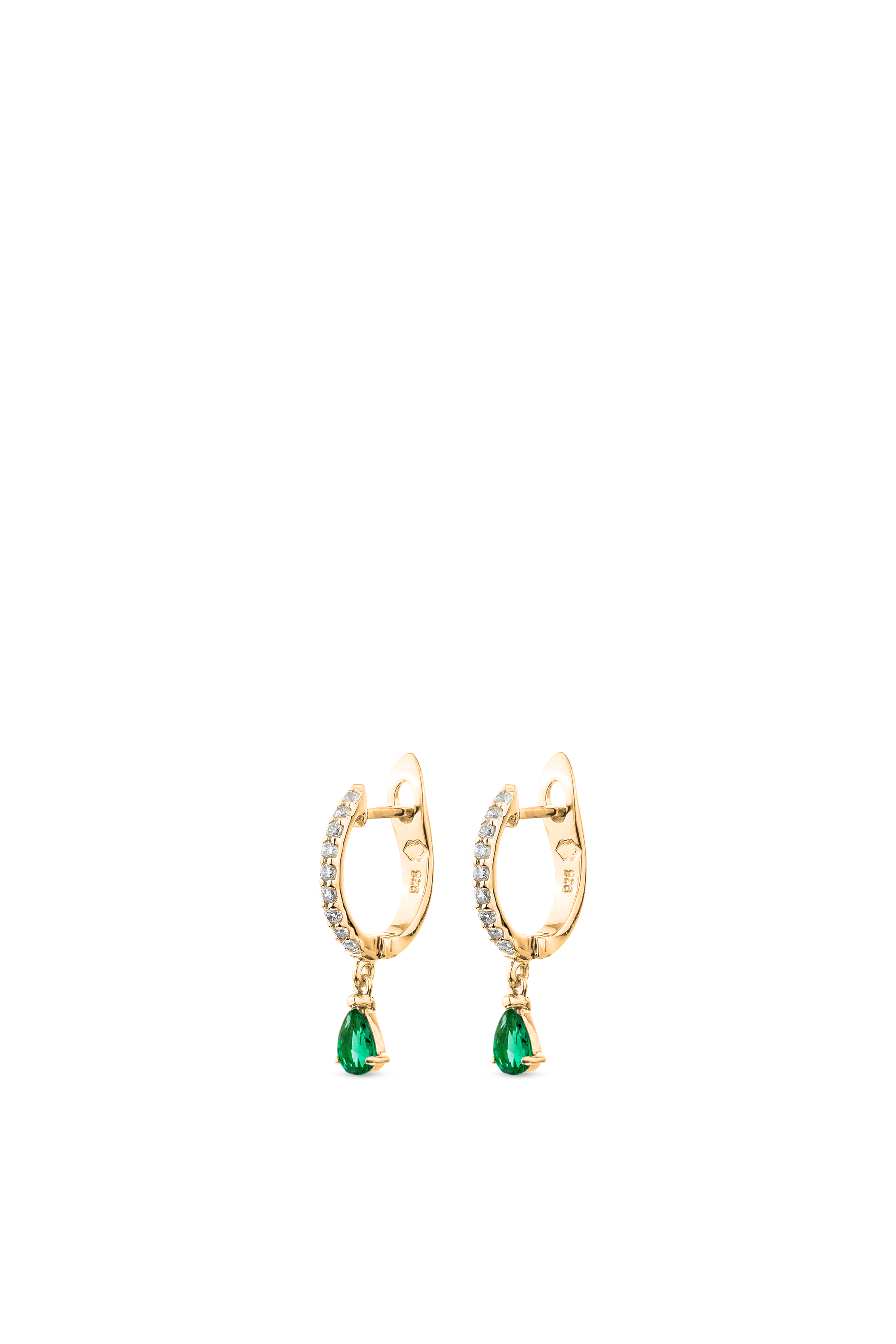 Pure Drop Huggie Earrings