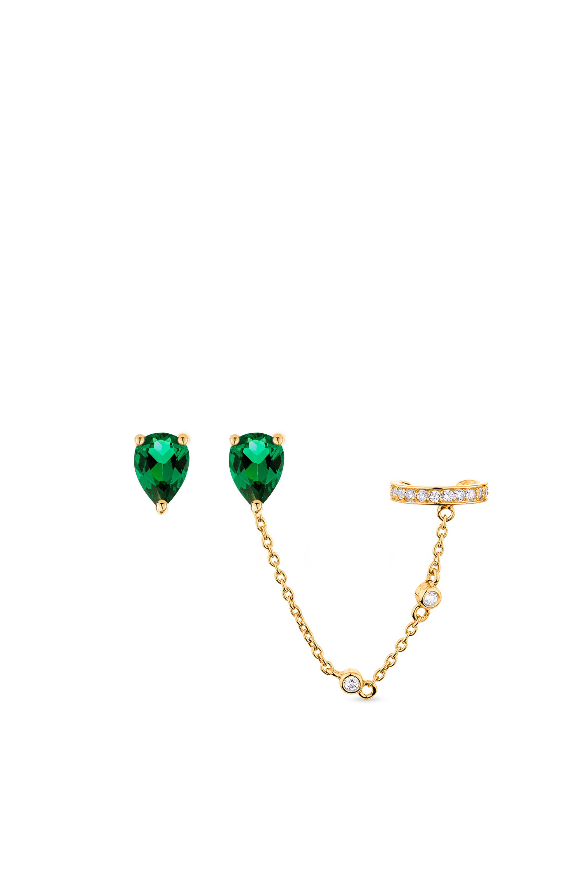 Pure Stud & Ear Cuff Set