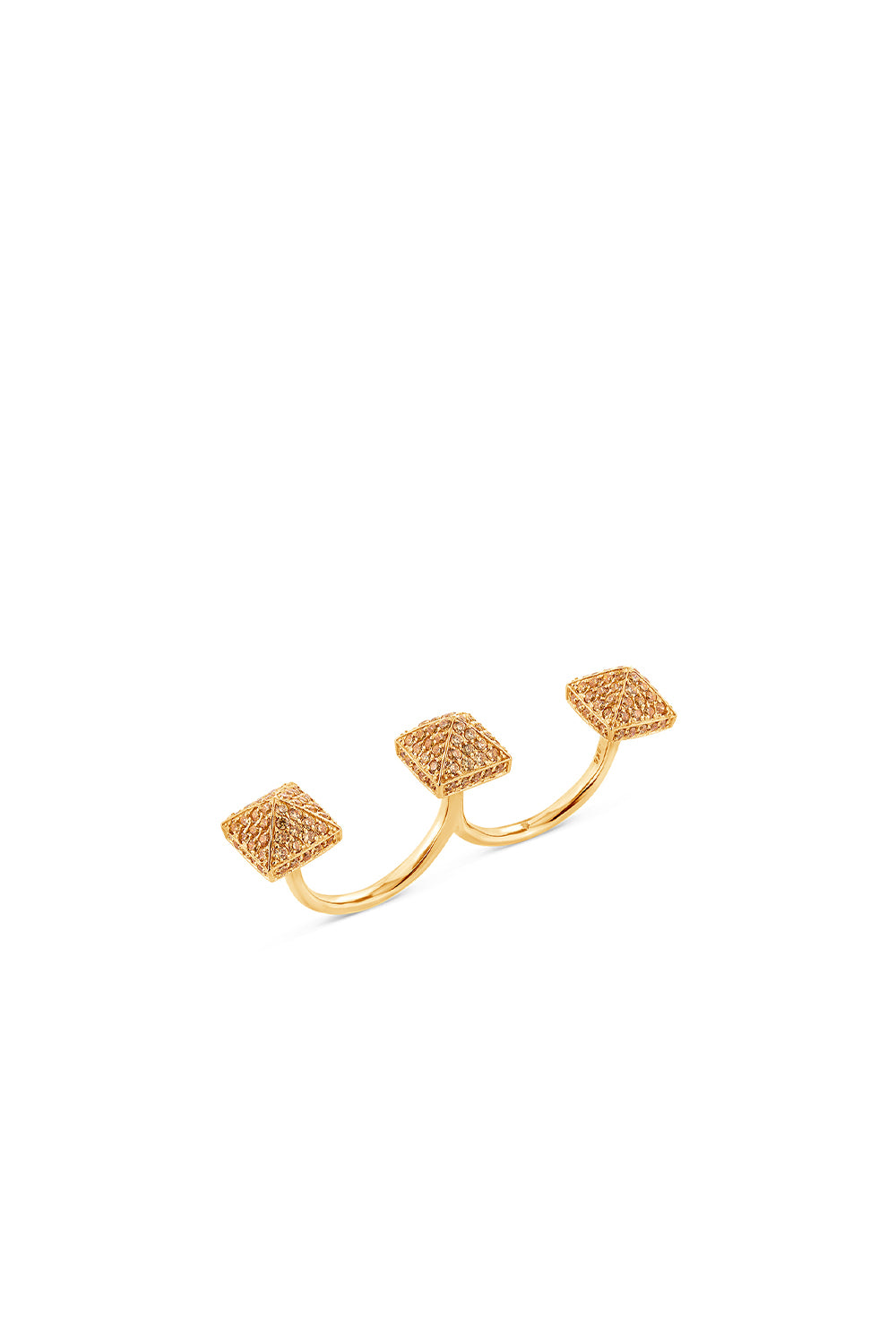 Pyramid Double Ring
