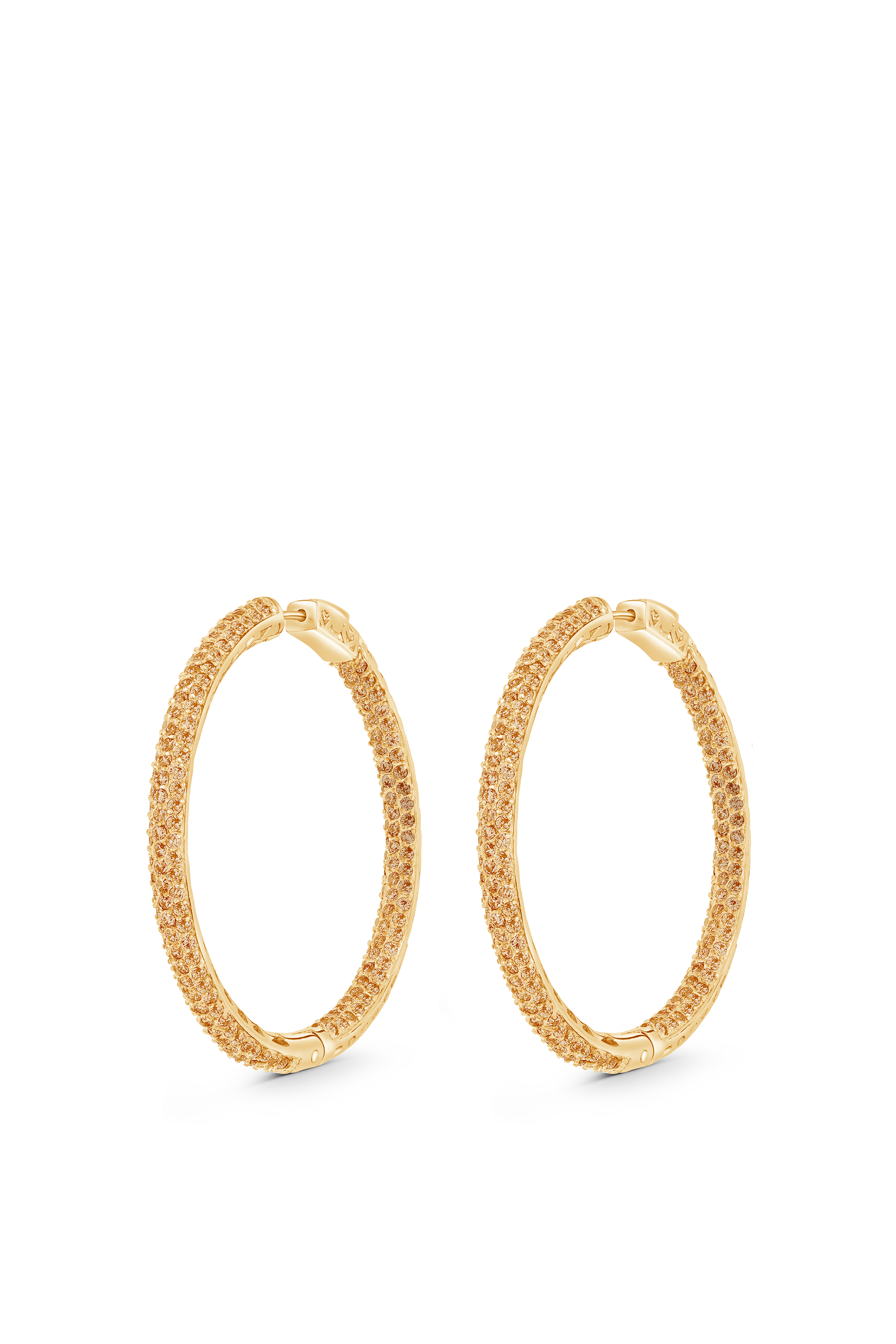 Allure Pave Hoops