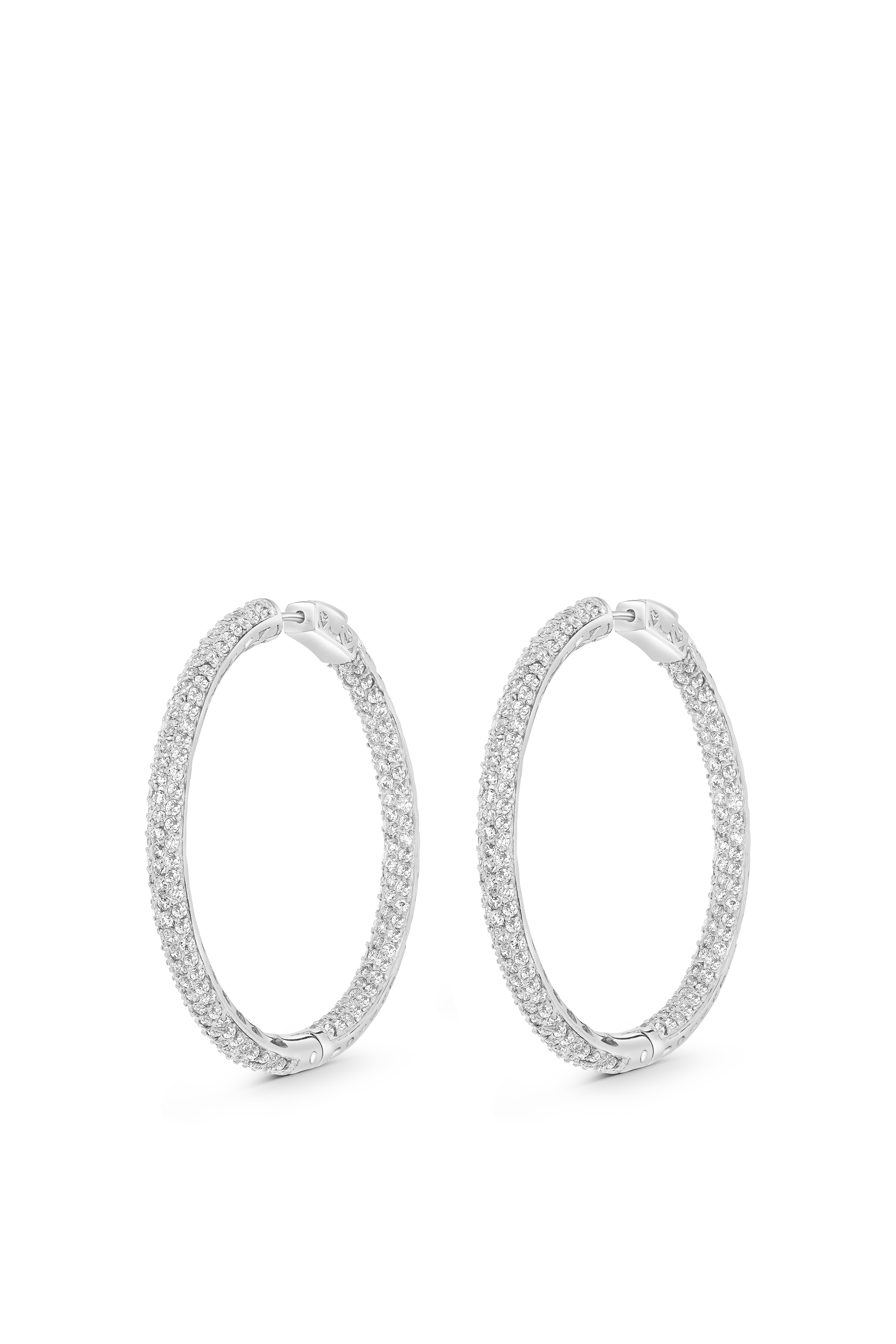 Allure Pave Hoops