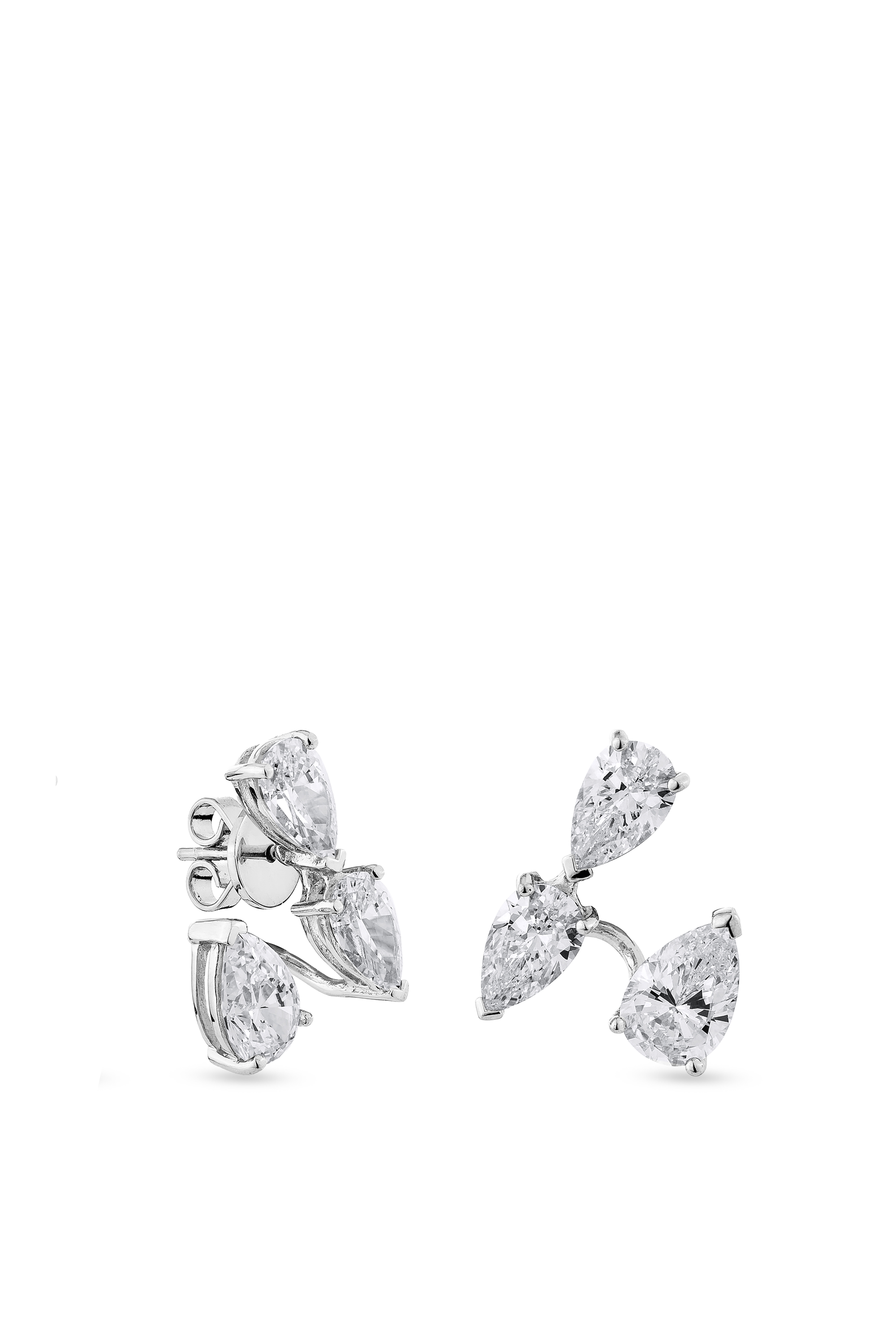 Pure Suspended Stud Earrings
