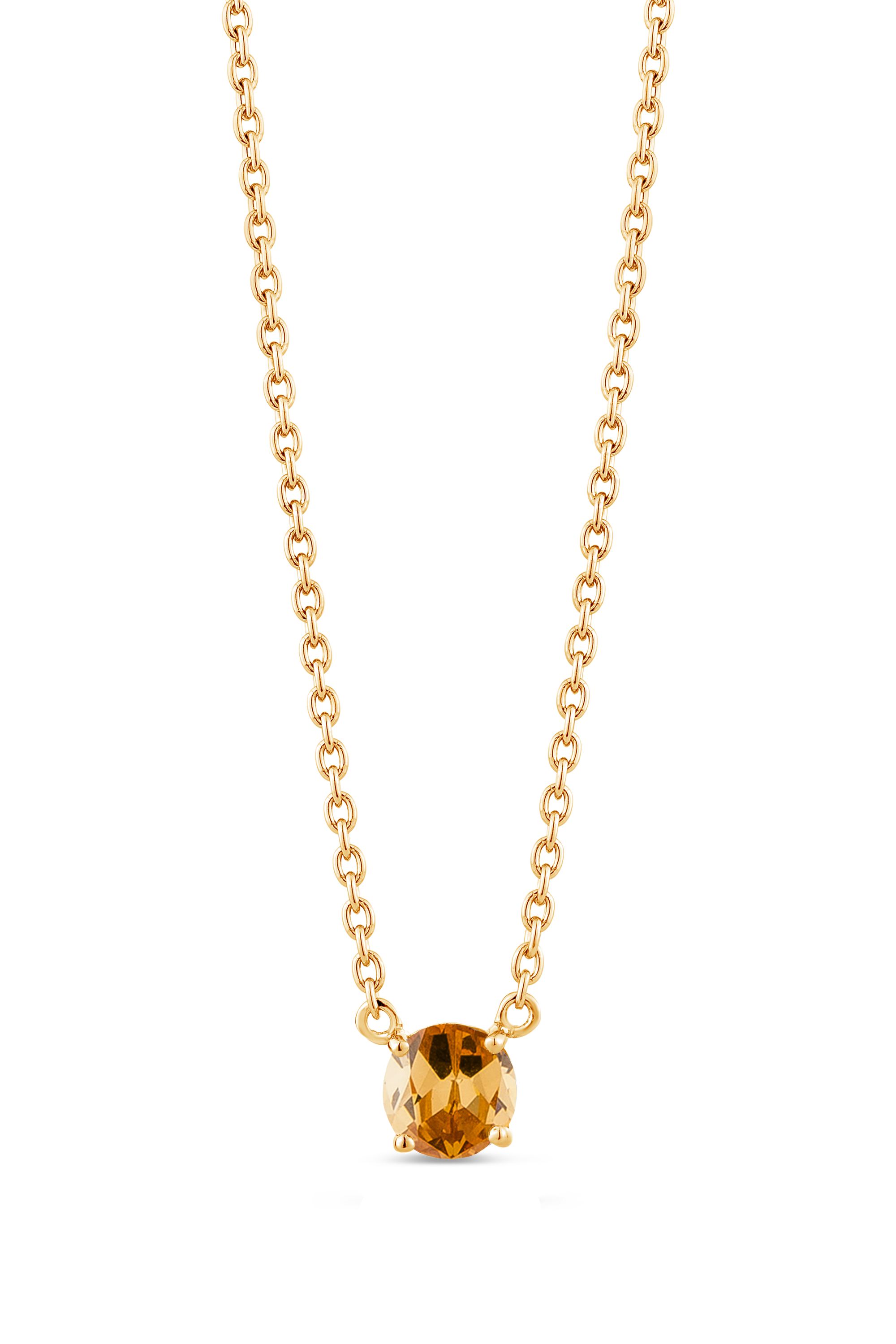 Raw Solitaire Necklace
