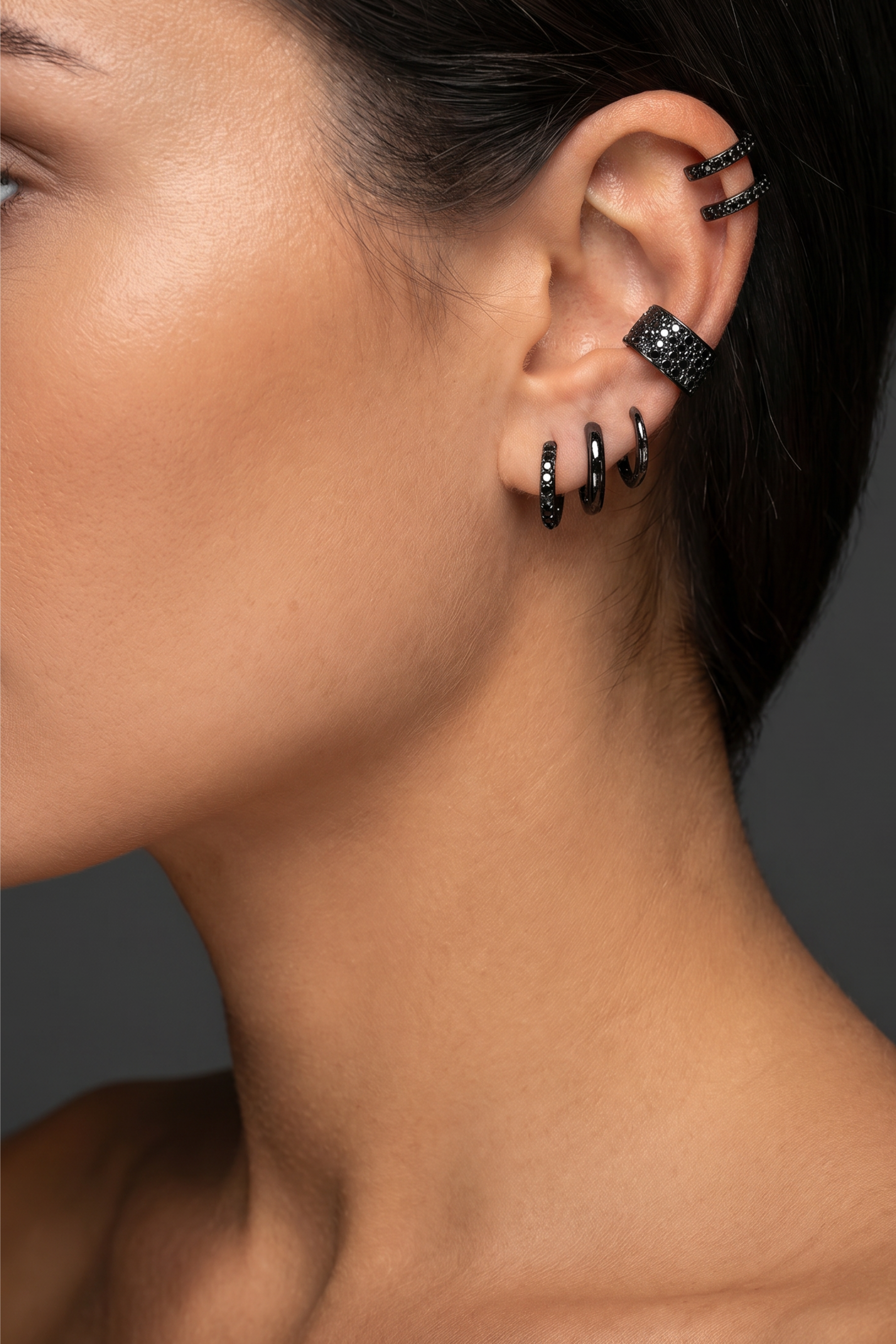 Light Huggie Earrings