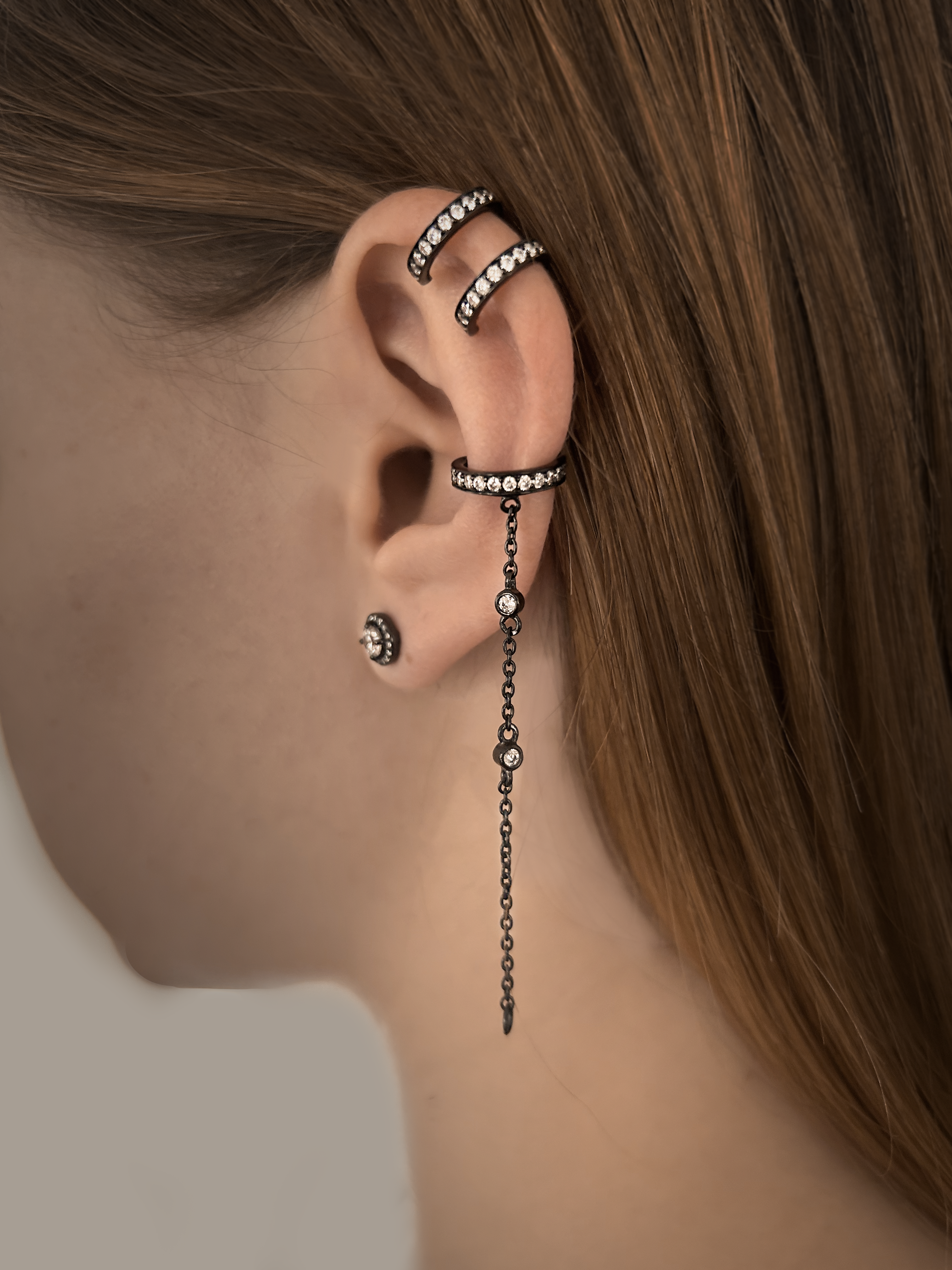 Edge Chain Ear Cuff