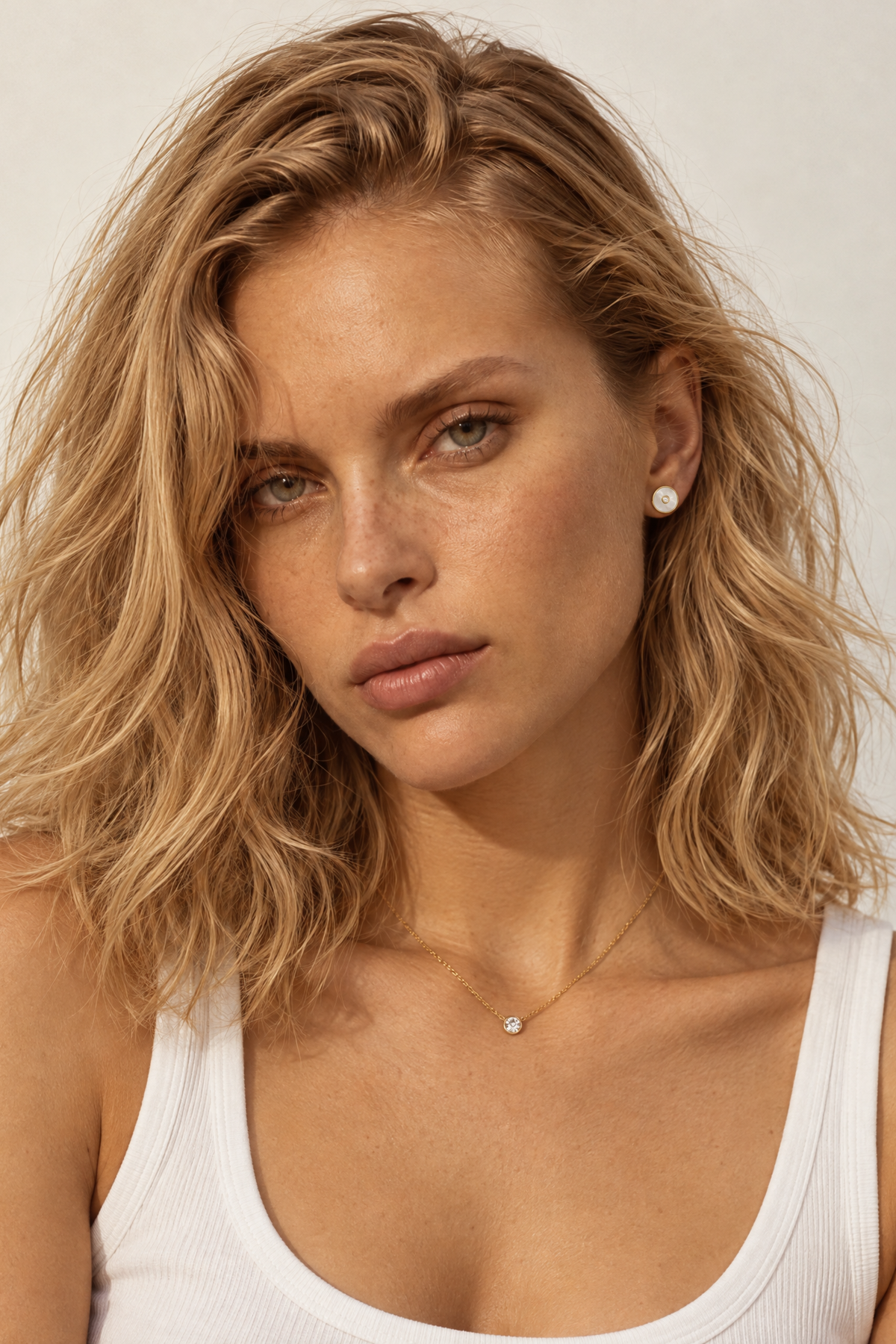 Minx Shell Stud Earrings