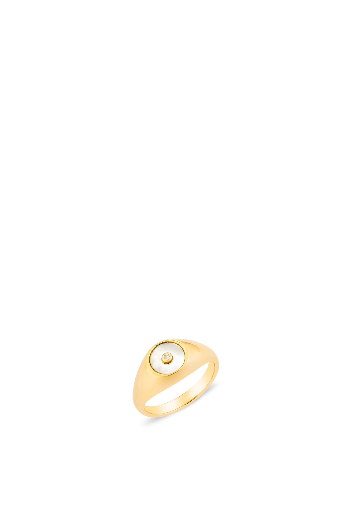 Minx Shell Signet Ring