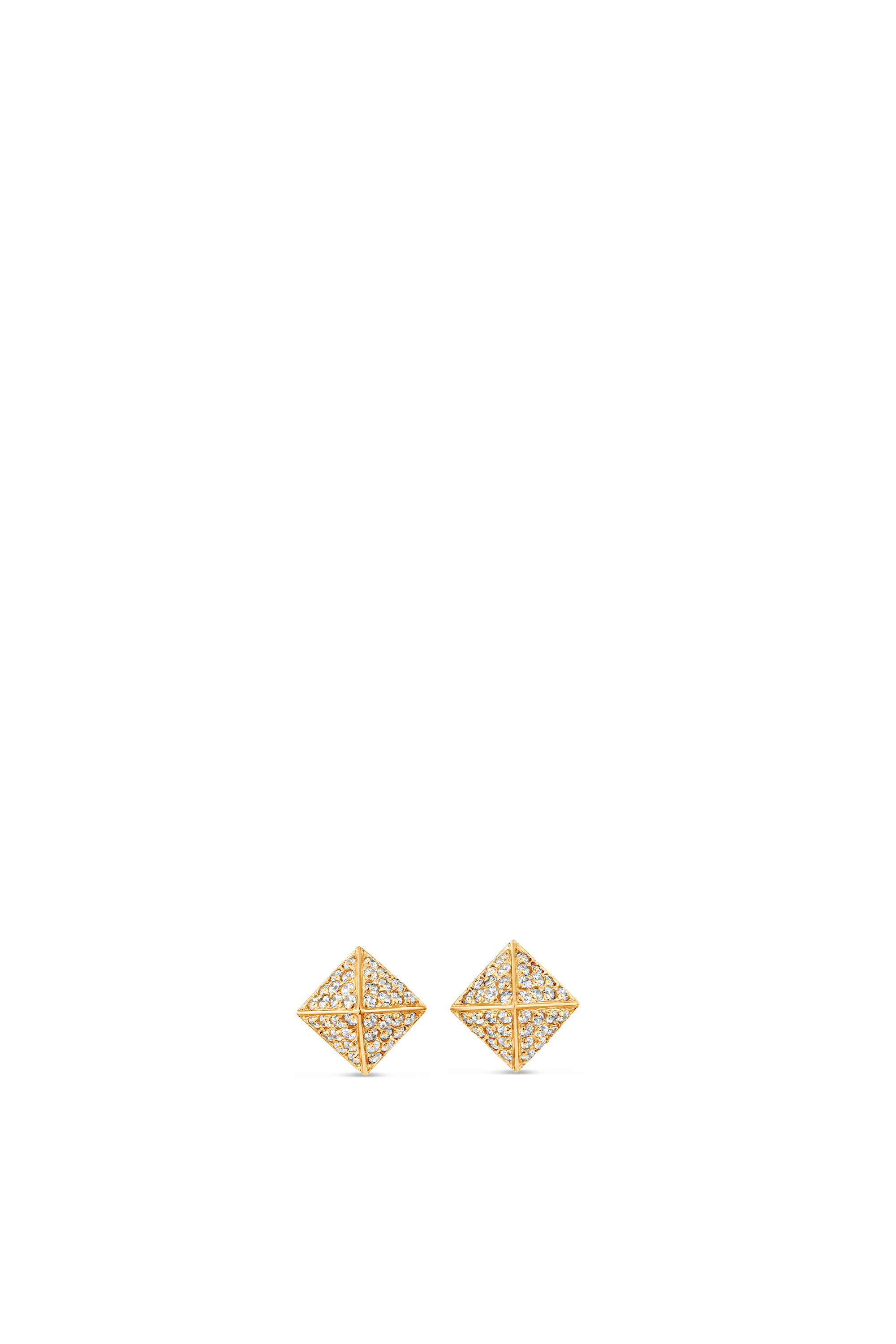 Pyramid Stud Earrings