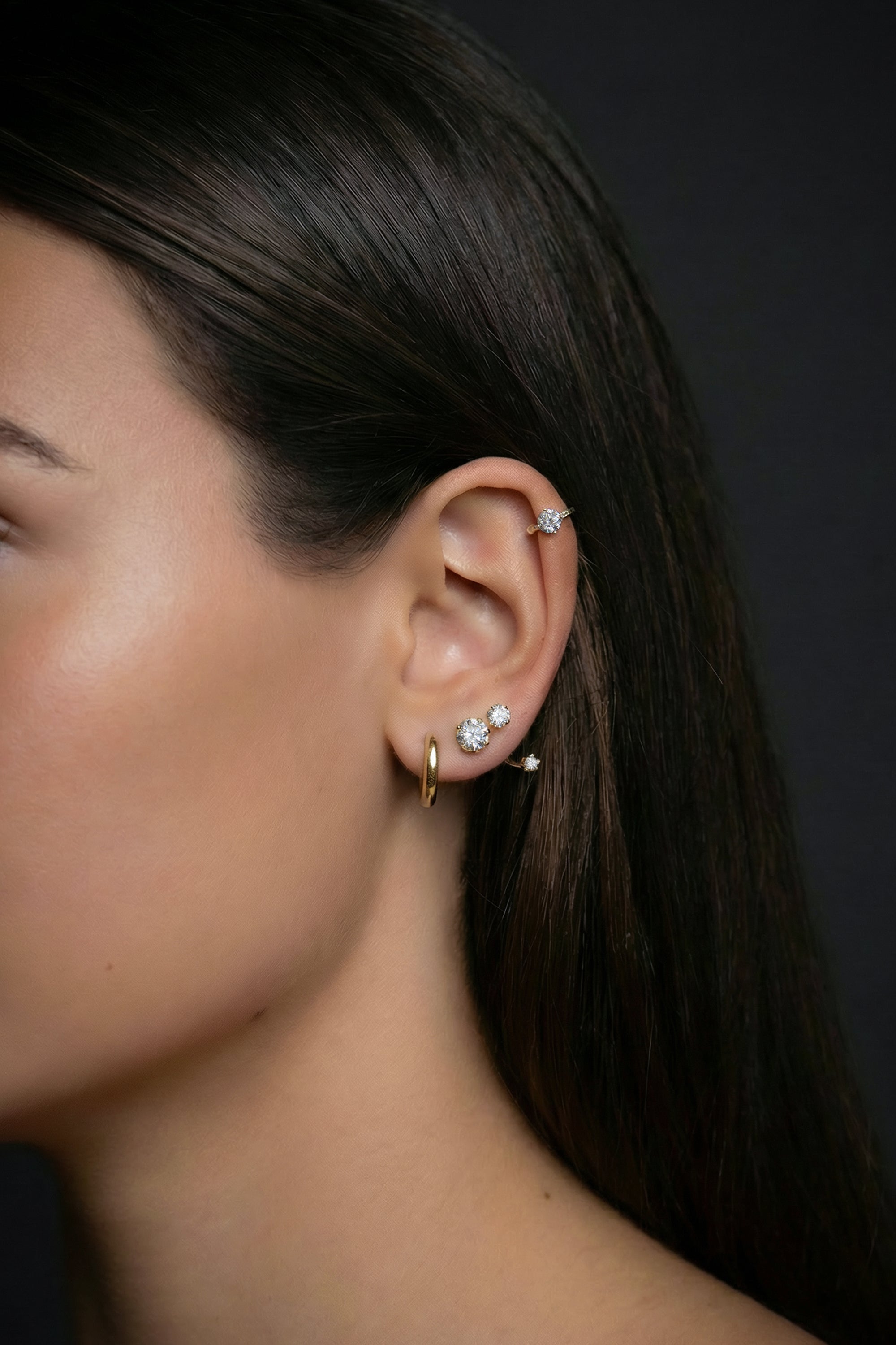 Suspension Solitaire Cuff