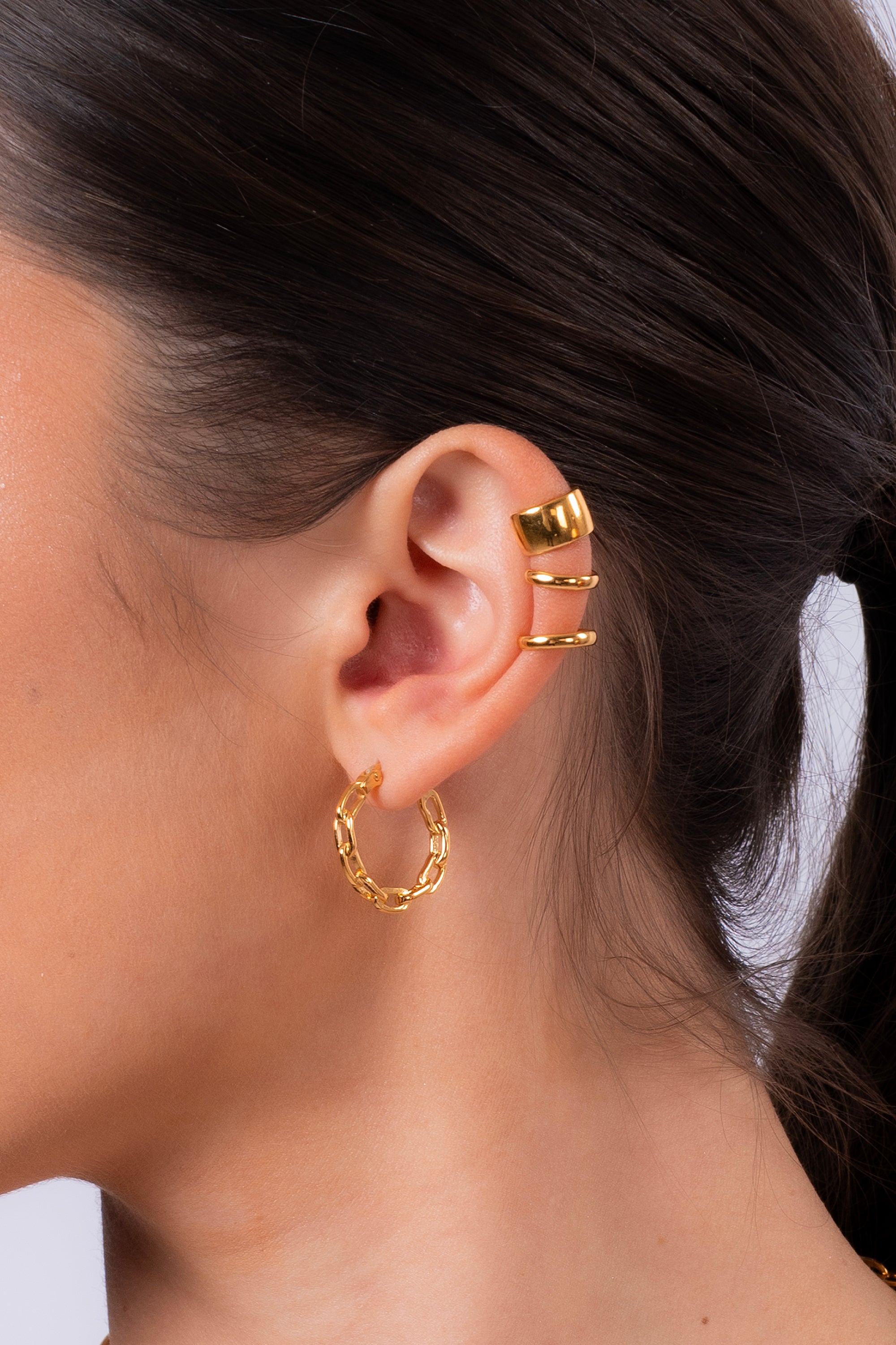 XSChain Hoop Earrings