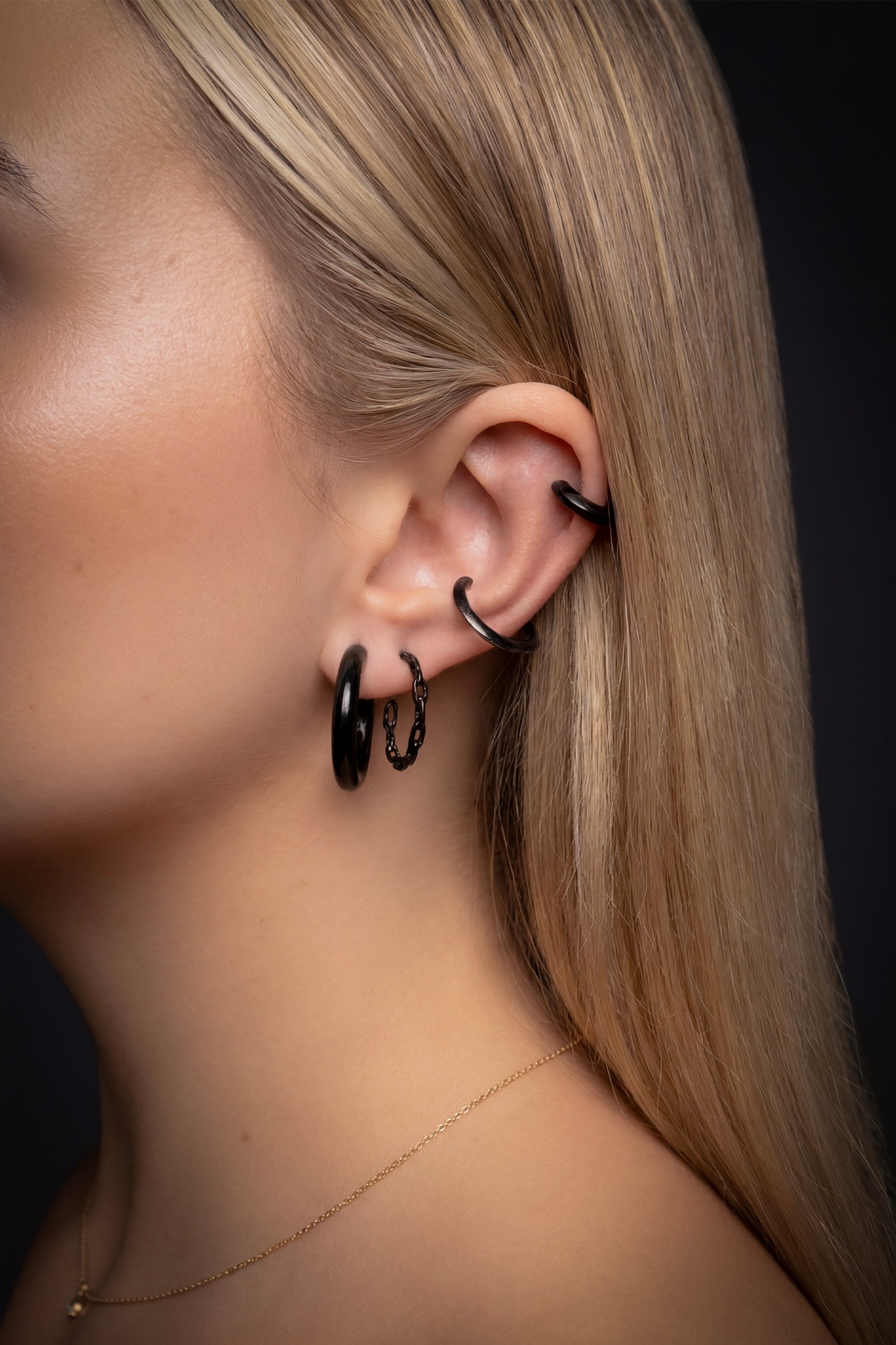 XSChain Hoop Earrings