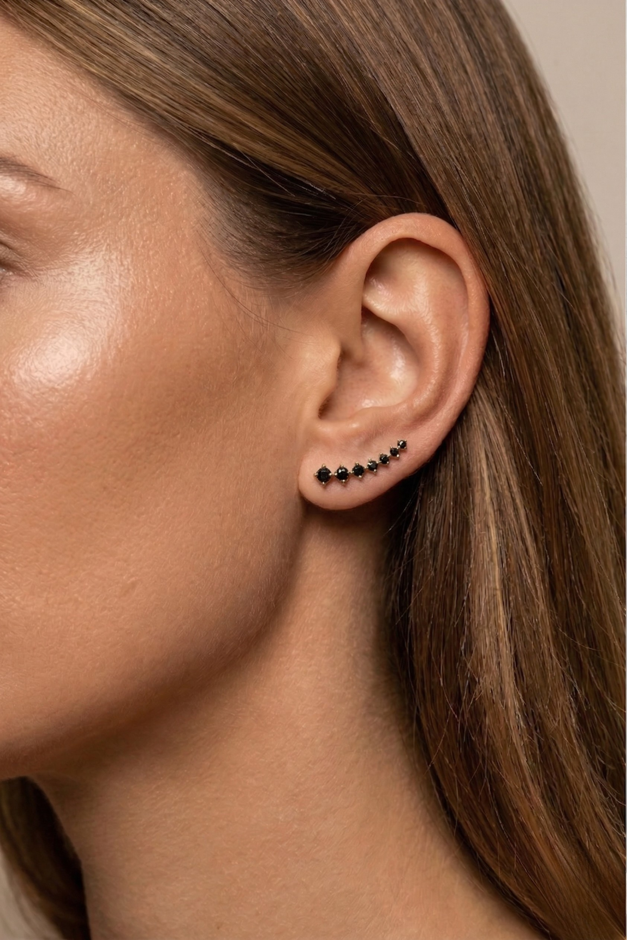 Solitaire Ear Climber