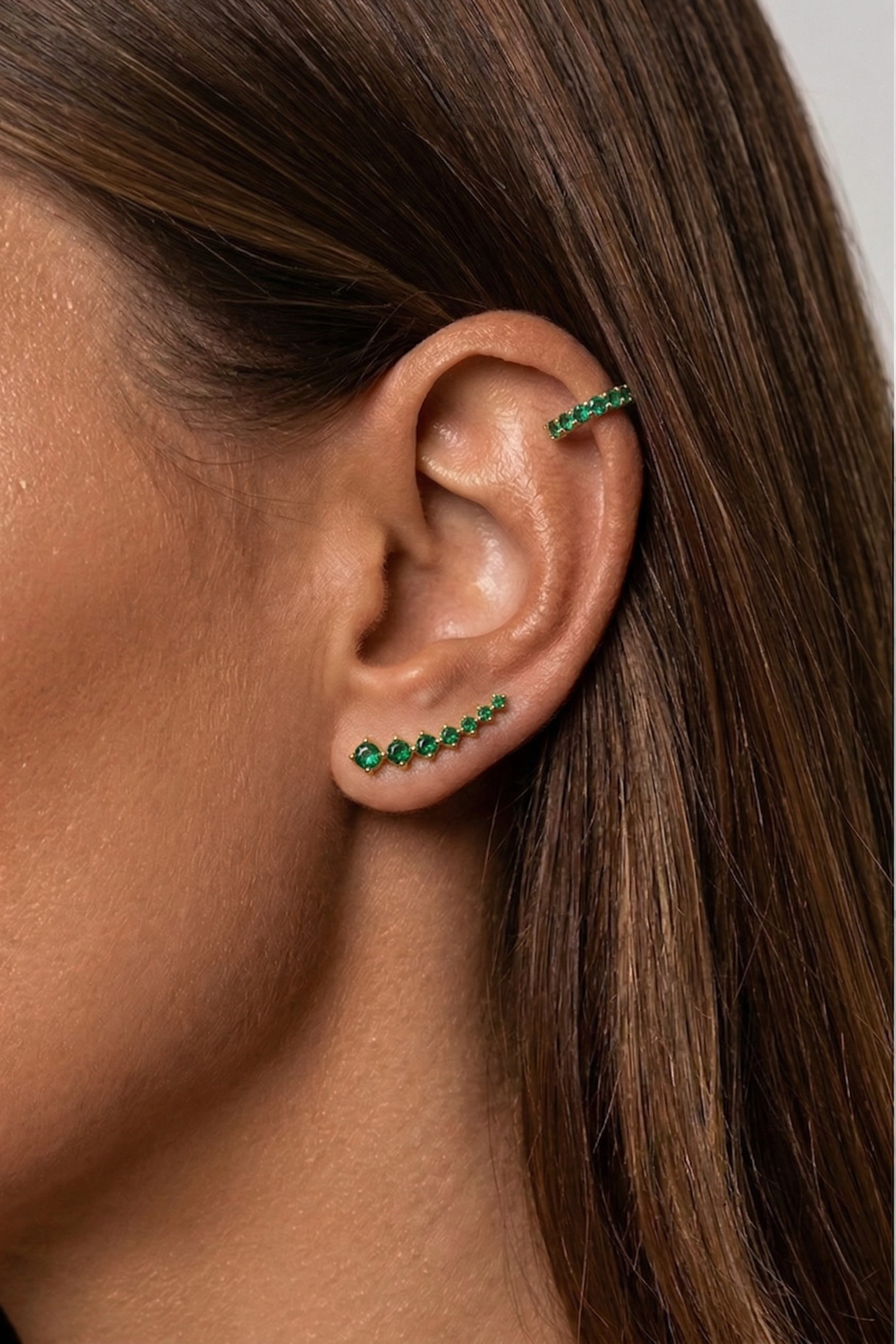 Solitaire Ear Climber