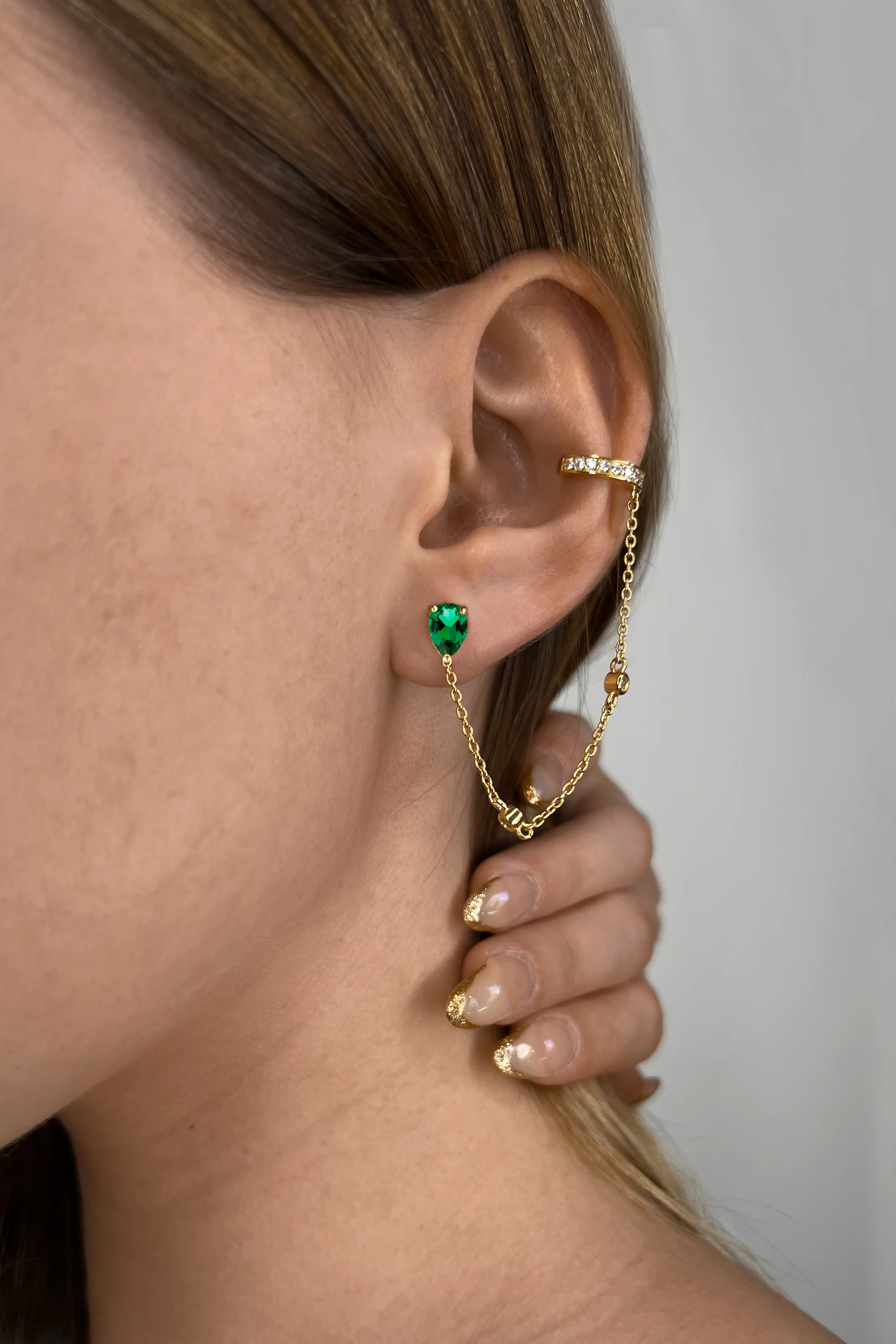 Pure Stud & Ear Cuff Set